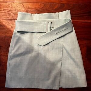 & Other Stories Light Blue Pencil Skirt